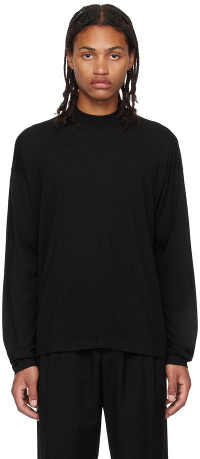 The Row Delsie Long-sleeve T-shirt In Black