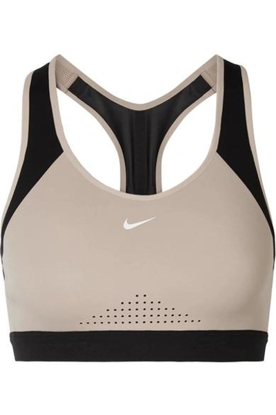 Nike Motion Adapt Mesh-trimmed Dri-fit Stretch Sports Bra