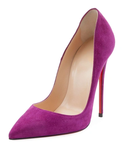 Christian Louboutin So Kate Suede Red Sole Pump