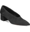 Vince Women's Rafe Pointed Toe Mid-heel Pumps In Black Suede