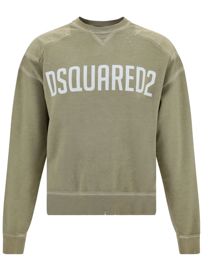 Dsquared2 Sweatshirt In Green