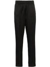 Helmut Lang Pleated Silk-blend Suit Pants In Black