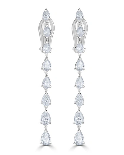 Zydo 18k Luminal Diamond Dangle Earrings, 3.34tcw