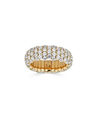 Zydo 18k Yellow Gold Diamond Stretch Ring