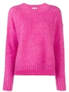 Helmut Lang Wool And Alpaca-blend Sweater In Pink