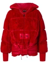 Tom Ford Oversized Quilted Faux-fur Puffer Coat In Red