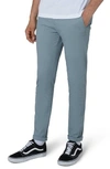 Topman Stretch Skinny Fit Chinos In Mid Blue