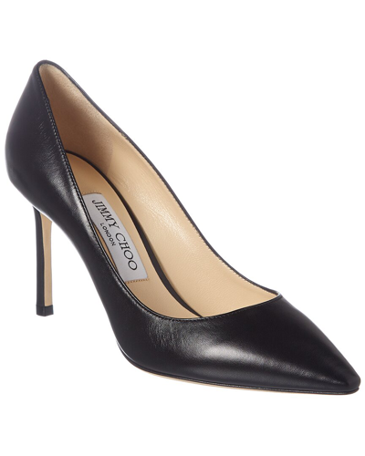 Jimmy Choo Romy 85 Patent Pump In Black