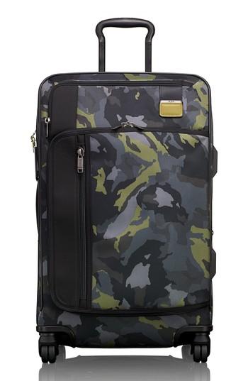 tumi green camo luggage