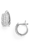 Dana Rebecca Designs Mini Diamond Hoop Earrings In White Gold