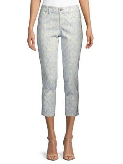 Robert Graham Claire Cropped Pants In Blue