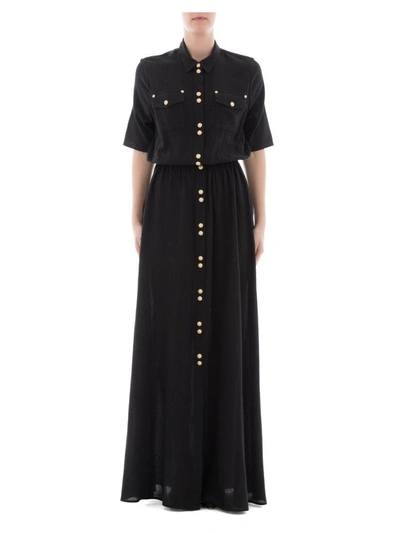 Balmain Black Cotton Dress