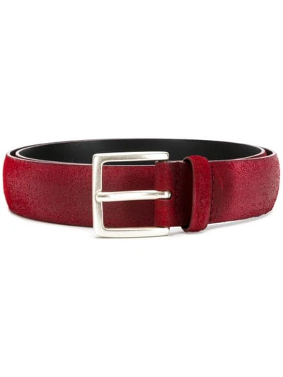 Orciani Gürtel Mit Distressed-details In Red