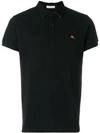 Etro Front Logo Polo Shirt In Black