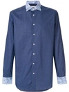 Etro Front Buttoned Casual Shirt - Blue