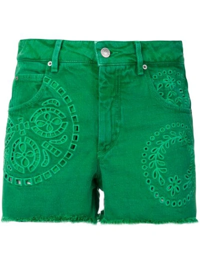 Isabel Marant Reverson Shorts In Green