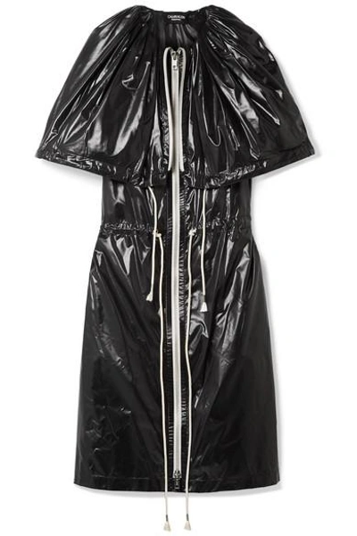 Calvin Klein 205w39nyc Shell Dress In Black