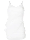 Y/project Y / Project Tulle Wrapped Slip Dress In White
