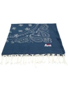 Mc2 Saint Barth Bandana Print Beach Towel In Blue