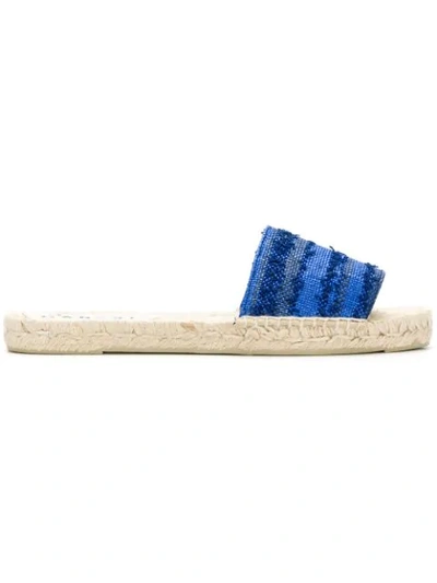 Manebi Yucatan Sandals In Blue