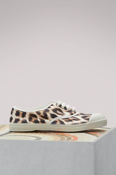 La Prestic Ouiston Bensimon Sneakers In Leopard