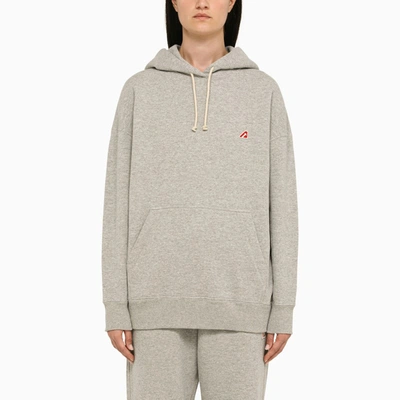 Autry Grey Hoodie With Patch