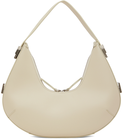 Osoi Toni Hobo Leather Shoulder Bag In Cream