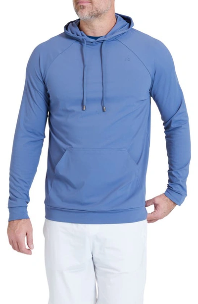 Redvanly Larkin Golf Hoodie In Blue Horizon