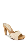 Candies Antonella Slide Sandal In Natural Patent