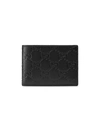 Gucci Signature Leather Bi-fold Wallet In Black