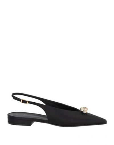 Lanvin Black Swing Ballerina Flats