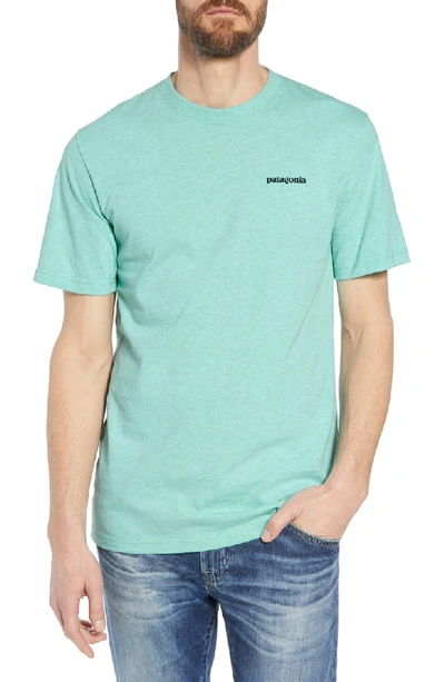 Patagonia Fitz Roy Trout Crewneck T-shirt In Bend Blue