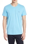 Hugo Boss Teevn Regular Fit V-neck T-shirt In Blue