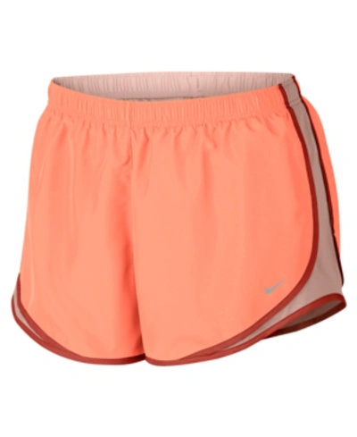 Nike Plus Size Tempo Dri-fit Track Shorts In Crimson Pulse