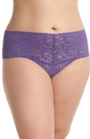 Hanky Panky 'retro' Thong In Purple Ber