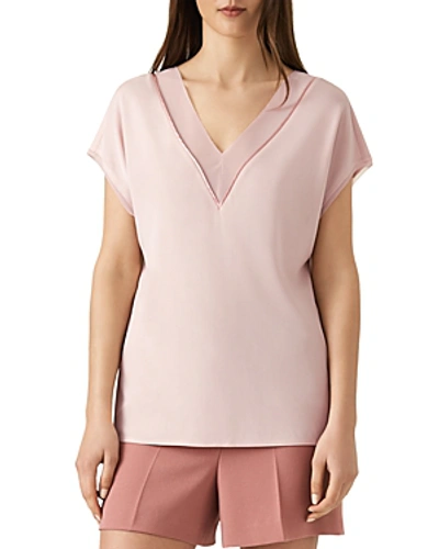 Reiss Sybill Box Top In Cashmere