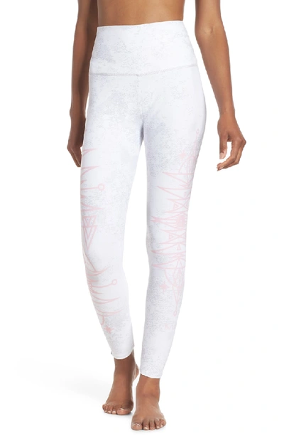 Onzie High-rise Camo-print Cropped Performance Leggings In Bride