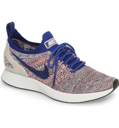 Nike Women's Air Zoom Mariah Fk Racer Knit Lace Up Sneakers In Deep Royal Blue