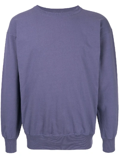 H Beauty & Youth Long-sleeve Fitted Sweatshirt In Pink & Purple