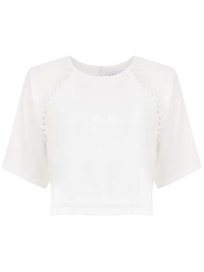 Olympiah 'valle Sagrado' Cropped-oberteil In White