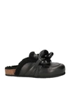 Jw Anderson Woman Mules & Clogs Black Size 9 Calfskin