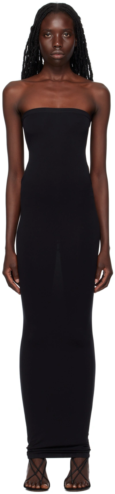 Wolford Black Fatal Cutout Maxi Dress