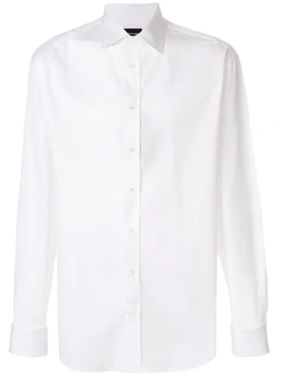 Emporio Armani Slim Fit Shirt In White