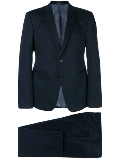 Emporio Armani Slim-fit Two Piece Suit In Blue