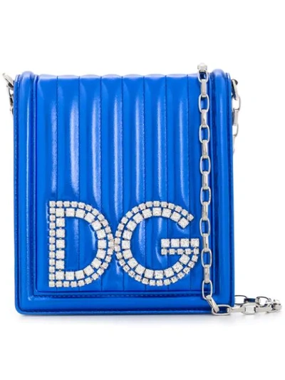 Dolce & Gabbana Dg Girls Crossbody Bag In Blue