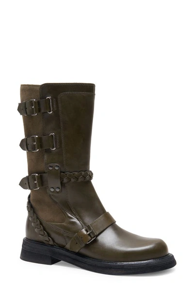 Free People Billie Moto Boot In Forest