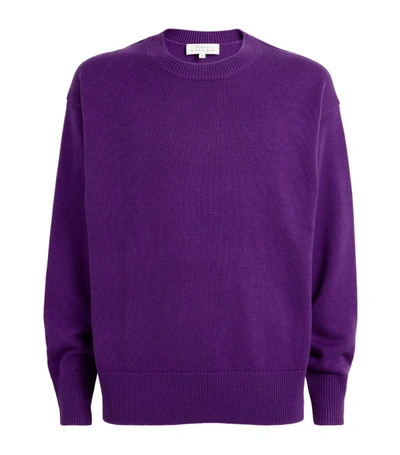 Studio Nicholson Merino Wool-blend Jumper In Purple