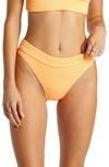 Billabong Summer High Maui Rider Bikini Bottoms In Tangy Tangerine