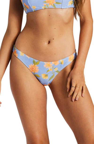 Billabong Lazy Days Tanlines Tropic Bikini Bottoms In Outta The Blue