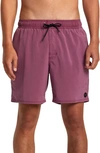 Rvca Pigment Swim Trunks In Light Purple